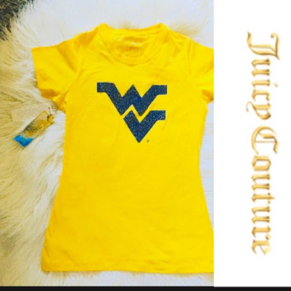 NWT W Virginia college team t-shirt Juicy Couture
